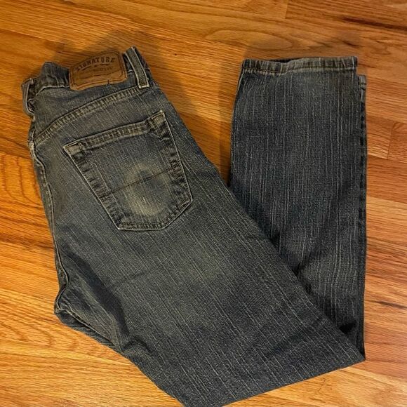 Levi Strauss Signature Gold Men's Slim Straight Jeans W29 L30 - Picture 1 of 9